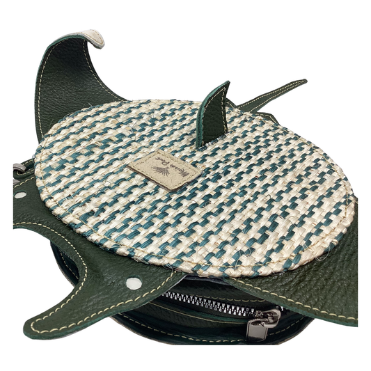 Bolso Mantarraya Cebra Verde