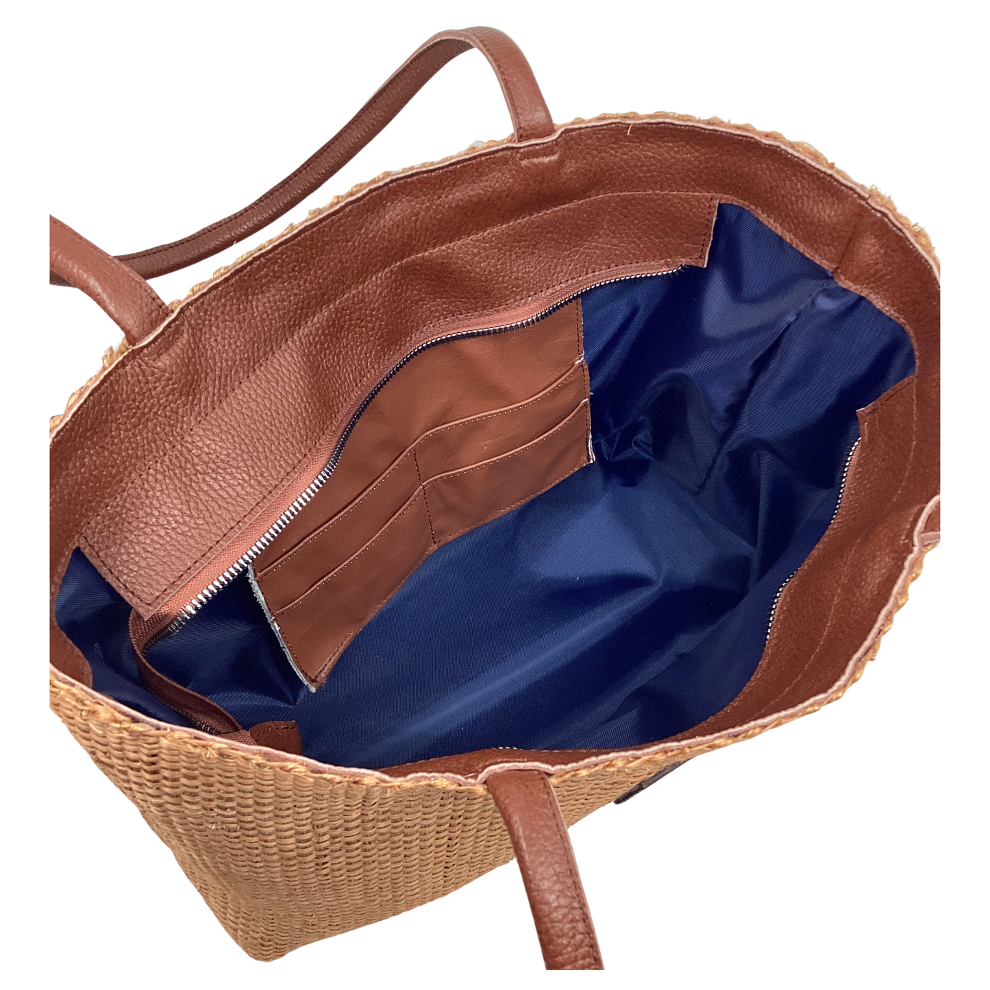 Bolso Lol-Be Café claro asas piel xedrón