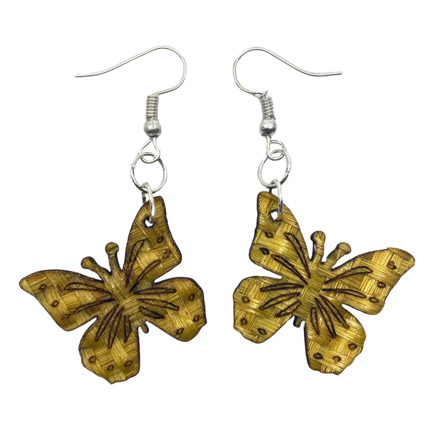 Aretes Mariposa amarilla