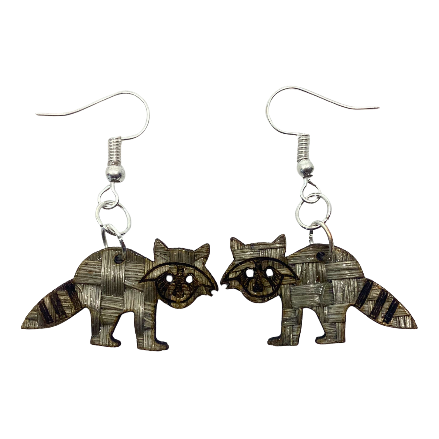 Aretes Mapache gris