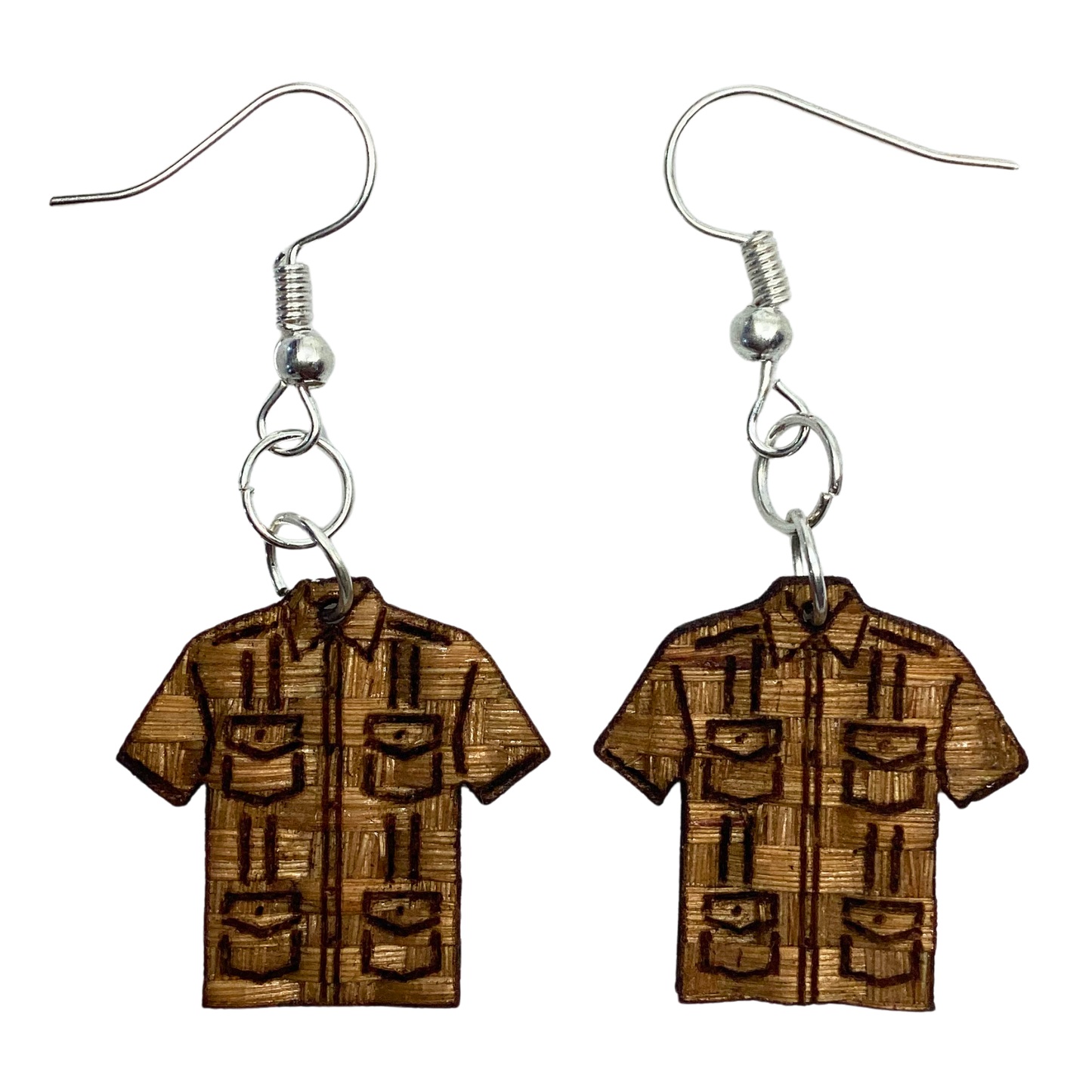 Aretes Guayabera cafe