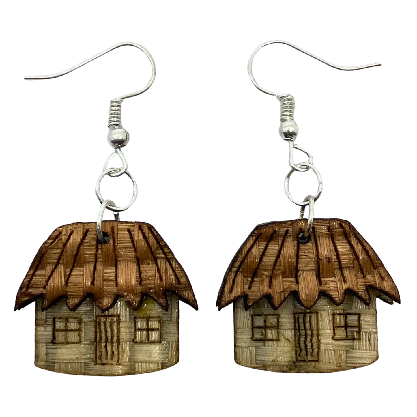 Aretes Casita natural café