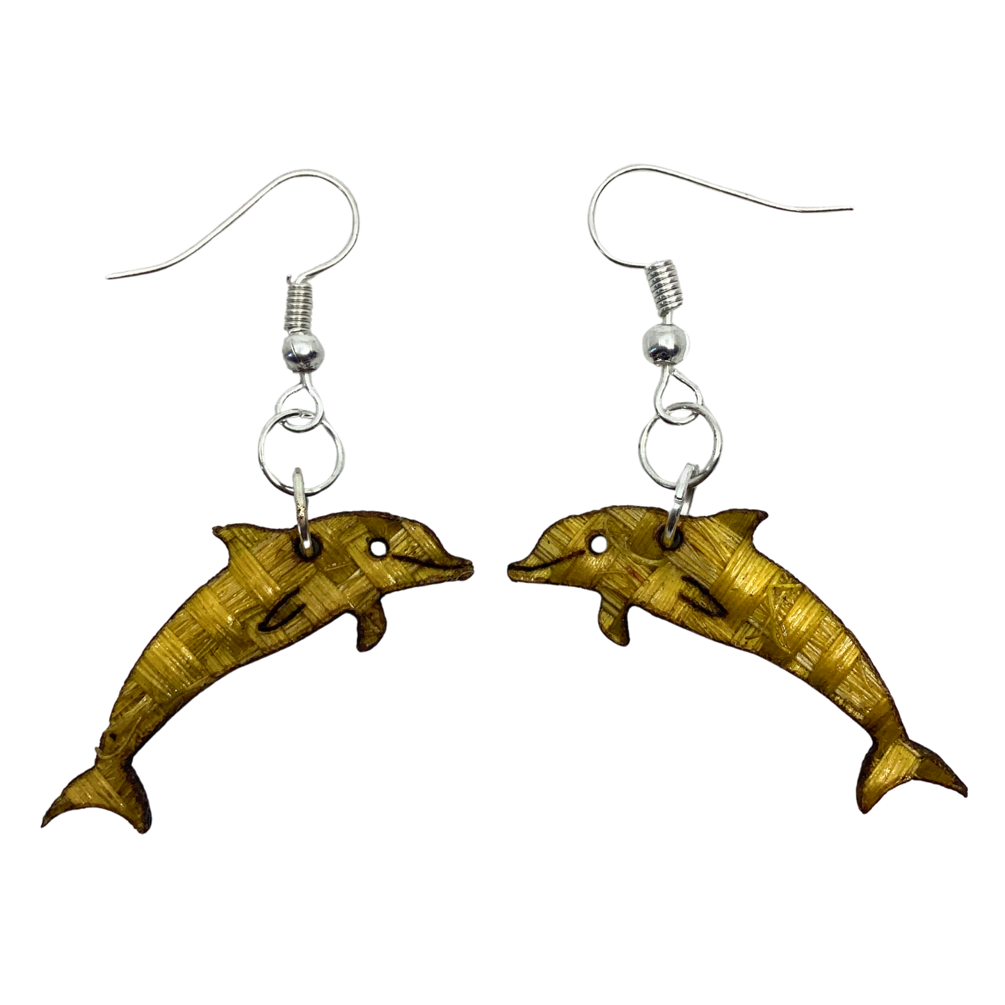 Aretes delfin amarillo