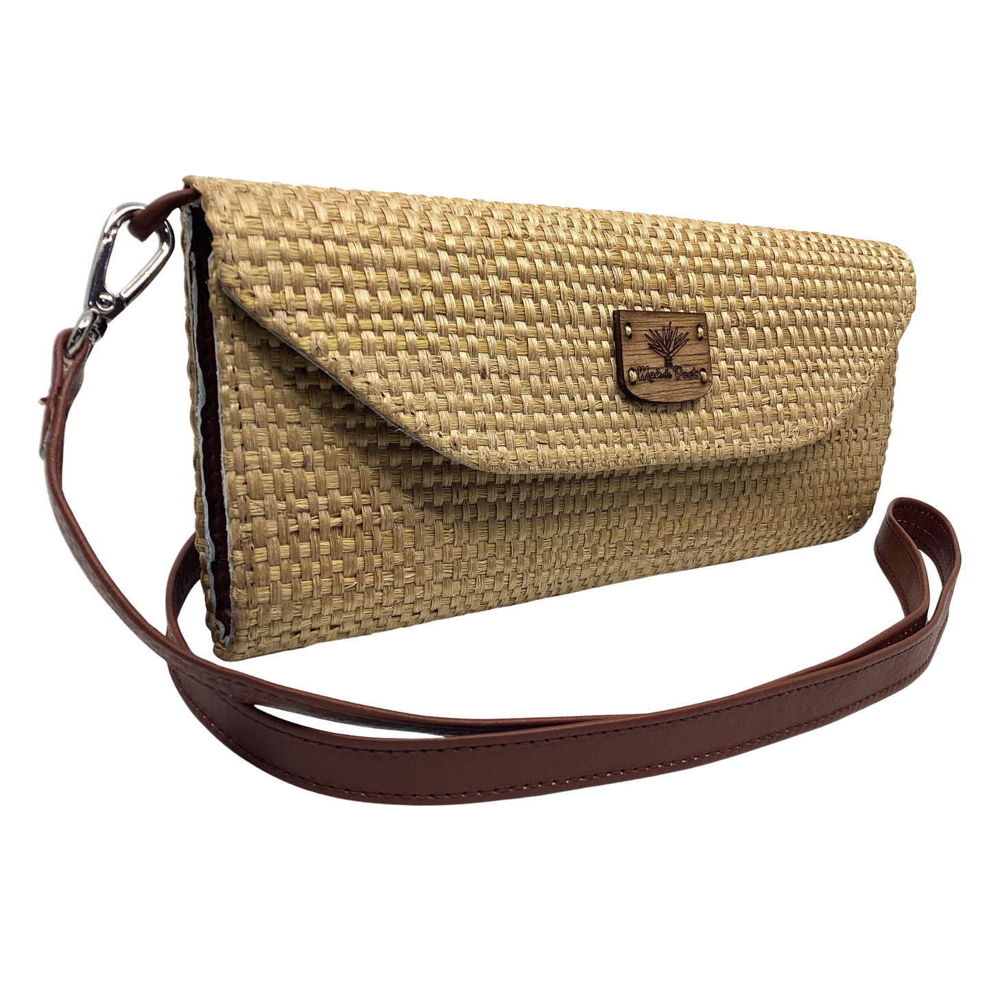 Clutch Silvia Maíz forro en piel