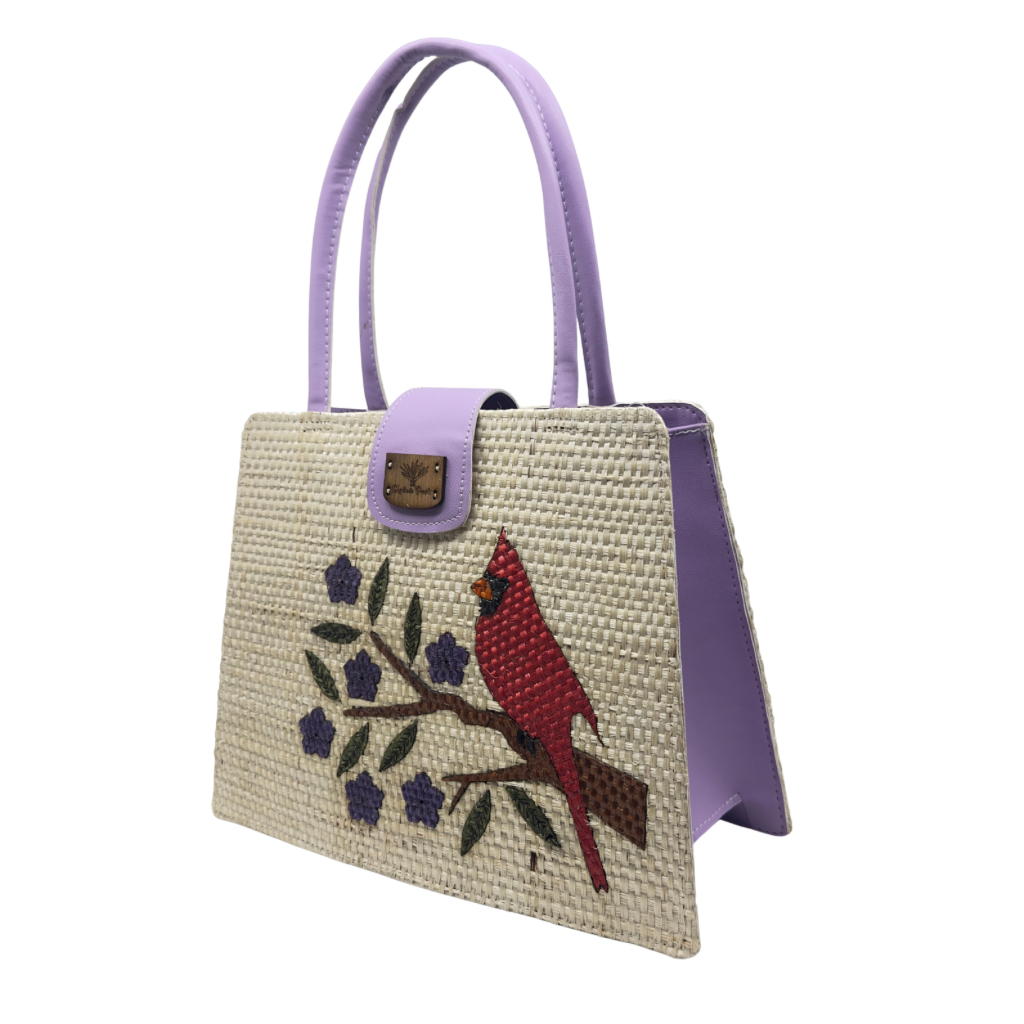 Giovanna cardenal natural flor morada forro lila