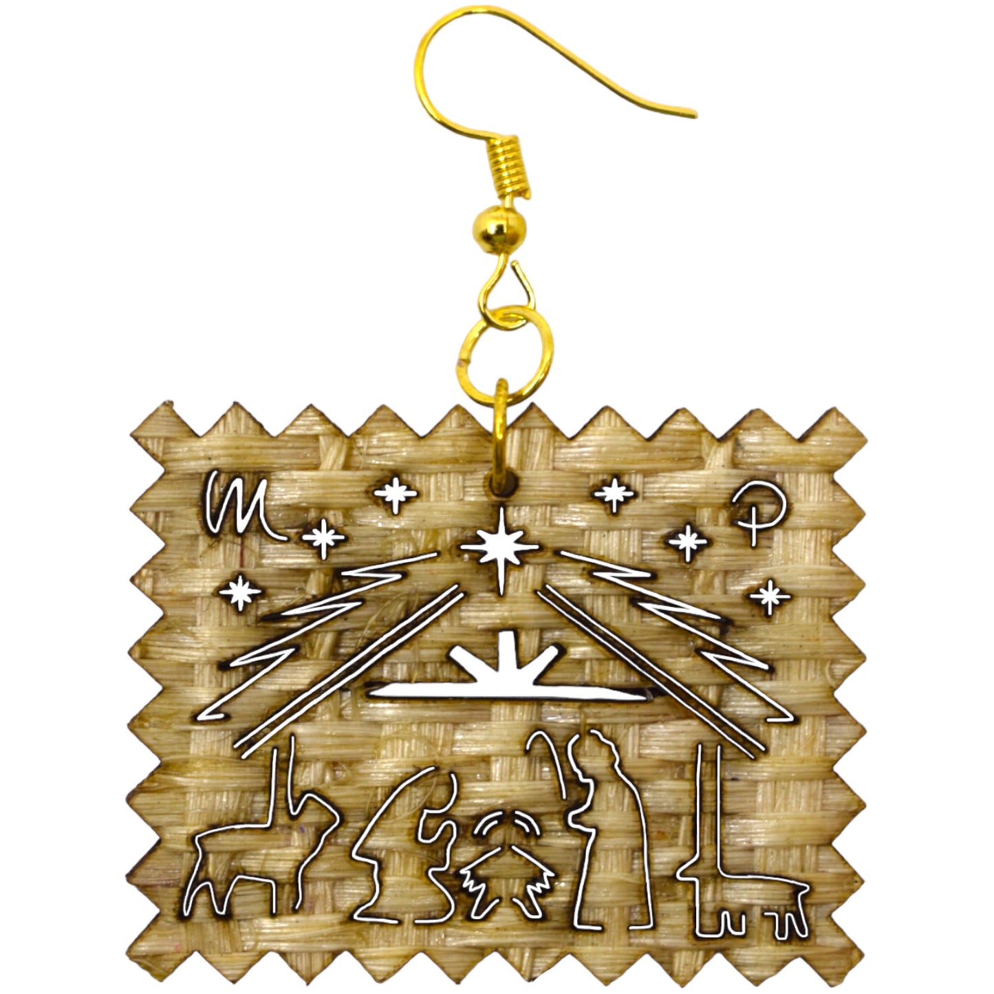 Aretes papel picado Nacimiento