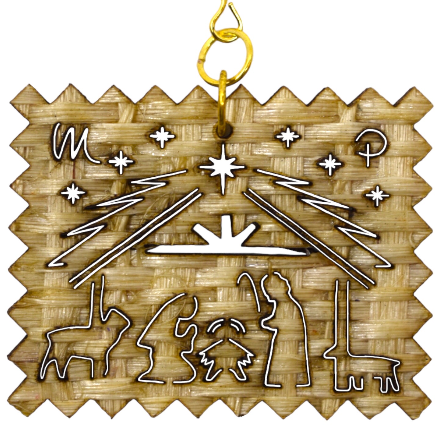 Aretes papel picado Nacimiento