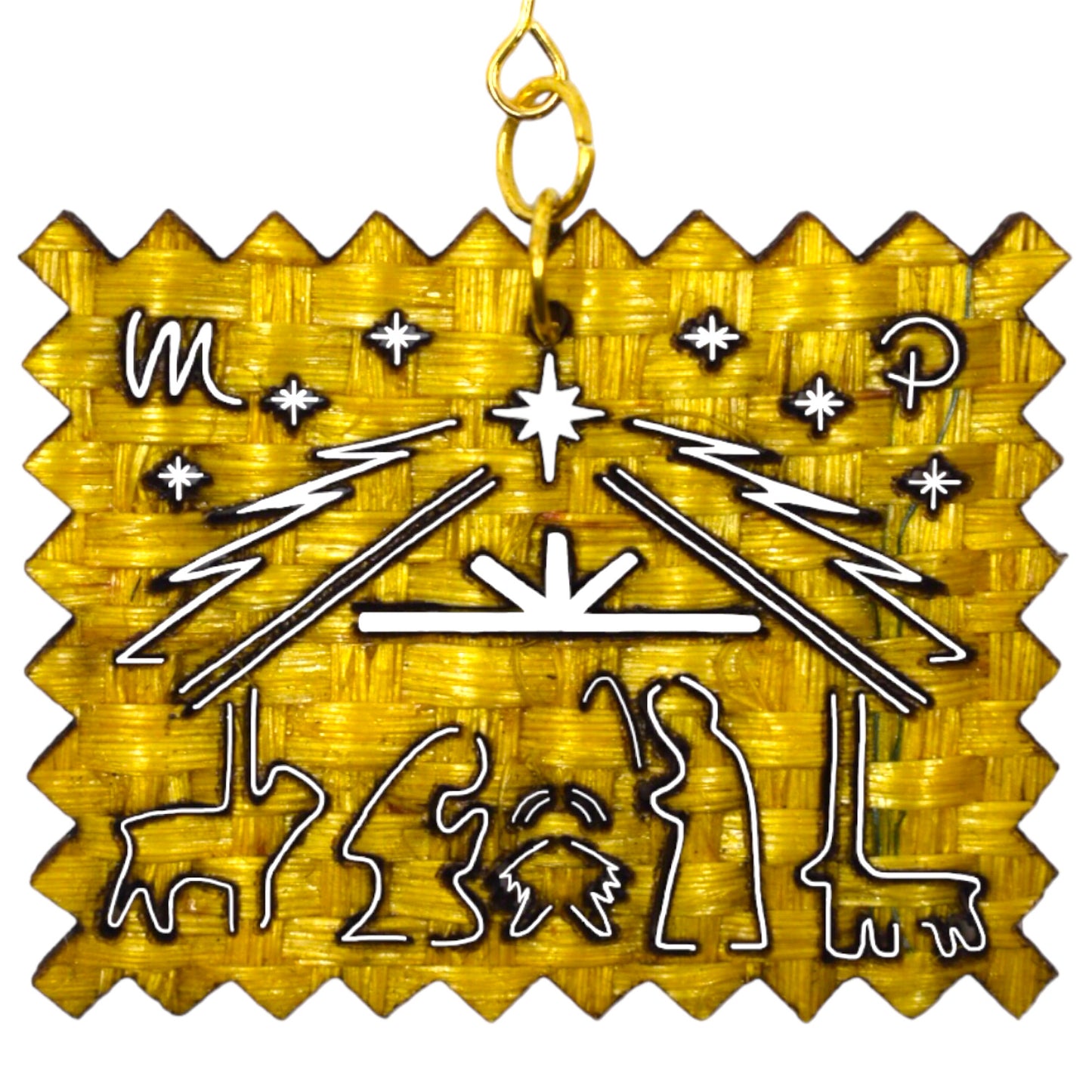 Aretes papel picado Nacimiento