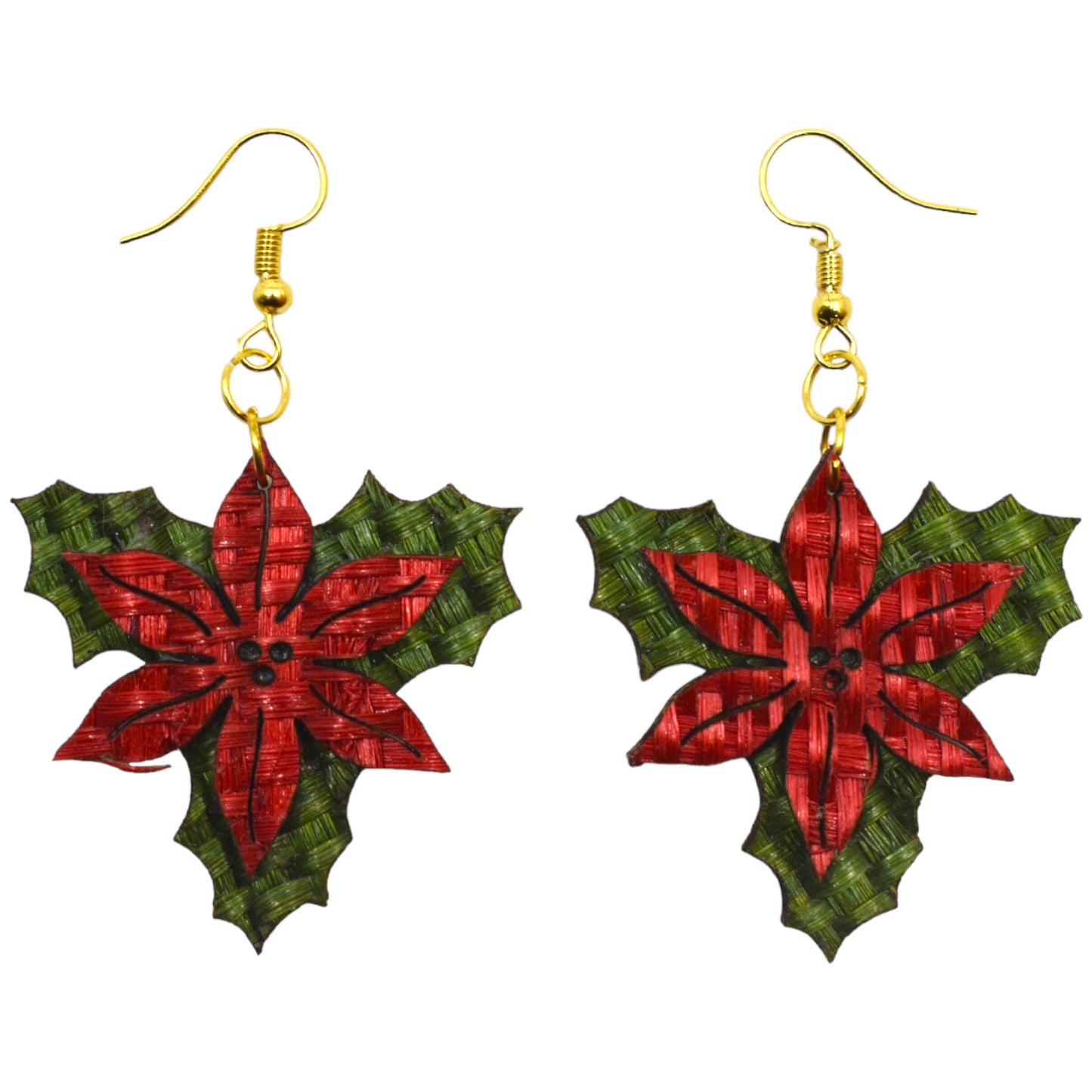 Aretes Flor de noche buena