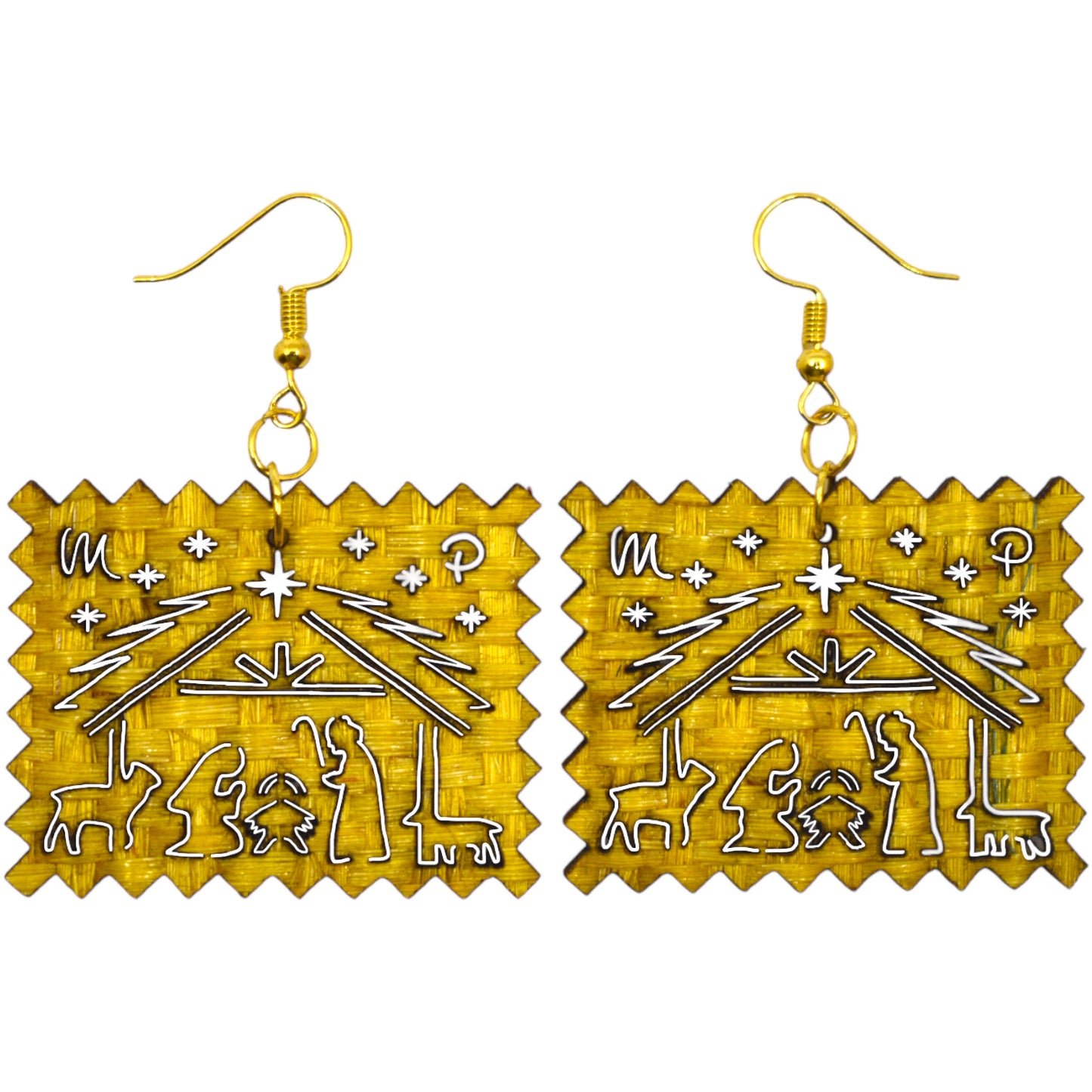 Aretes papel picado Nacimiento