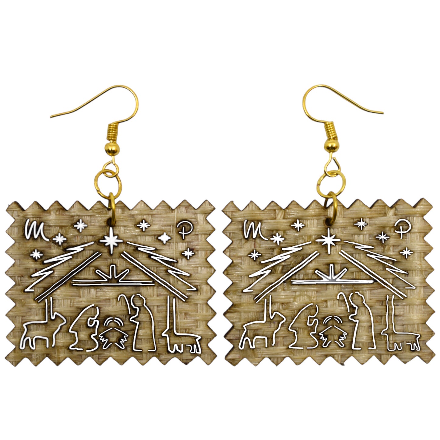 Aretes papel picado Nacimiento