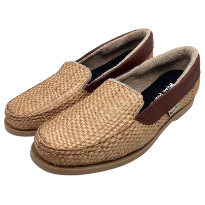 Zapatos Izamal Canela vivos en piel