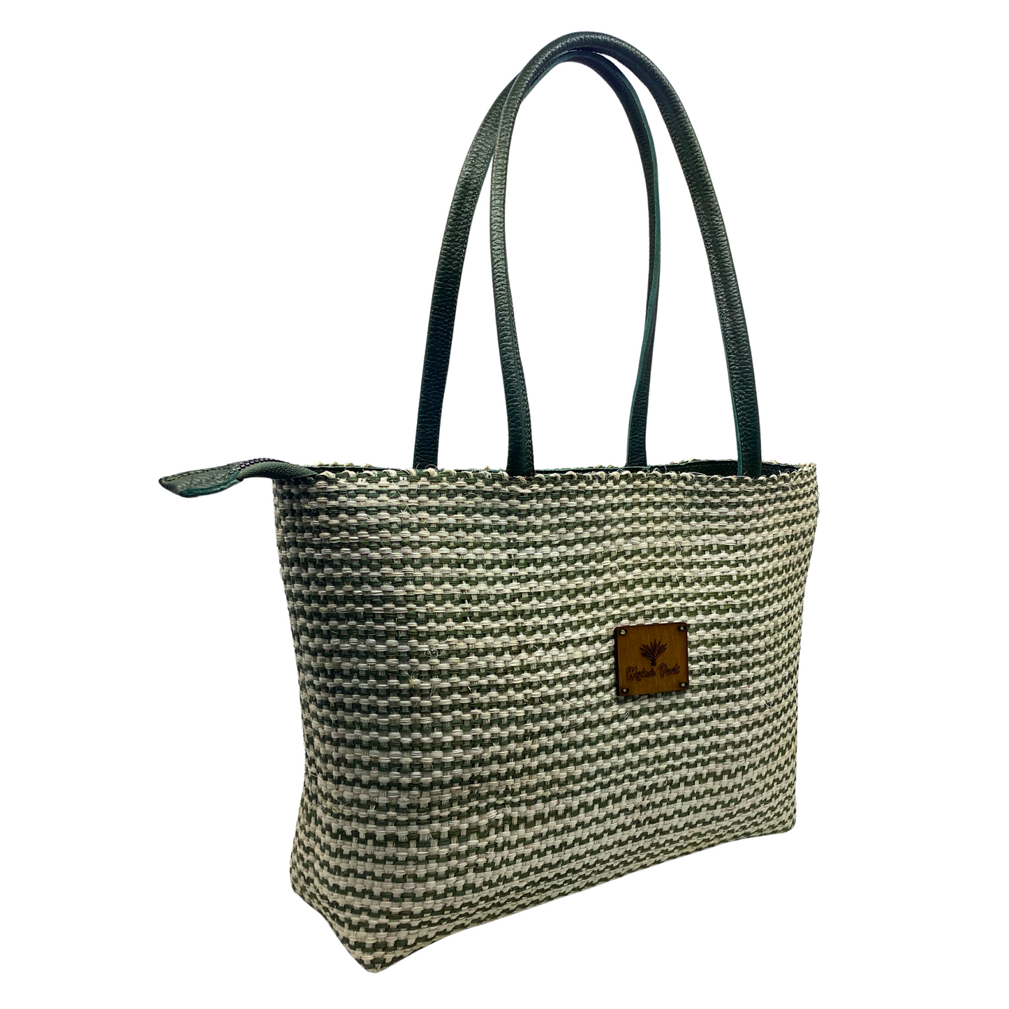 Bolso Lol Be Cebra verde asas piel verde