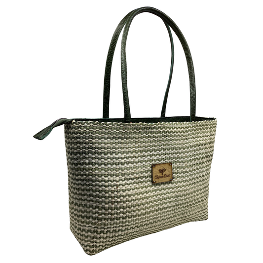 Bolso Lol Be Cebra verde asas piel verde