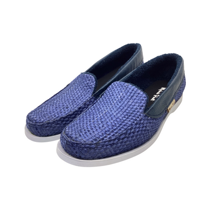 Zapato Izamal Azul vivos en piel azul