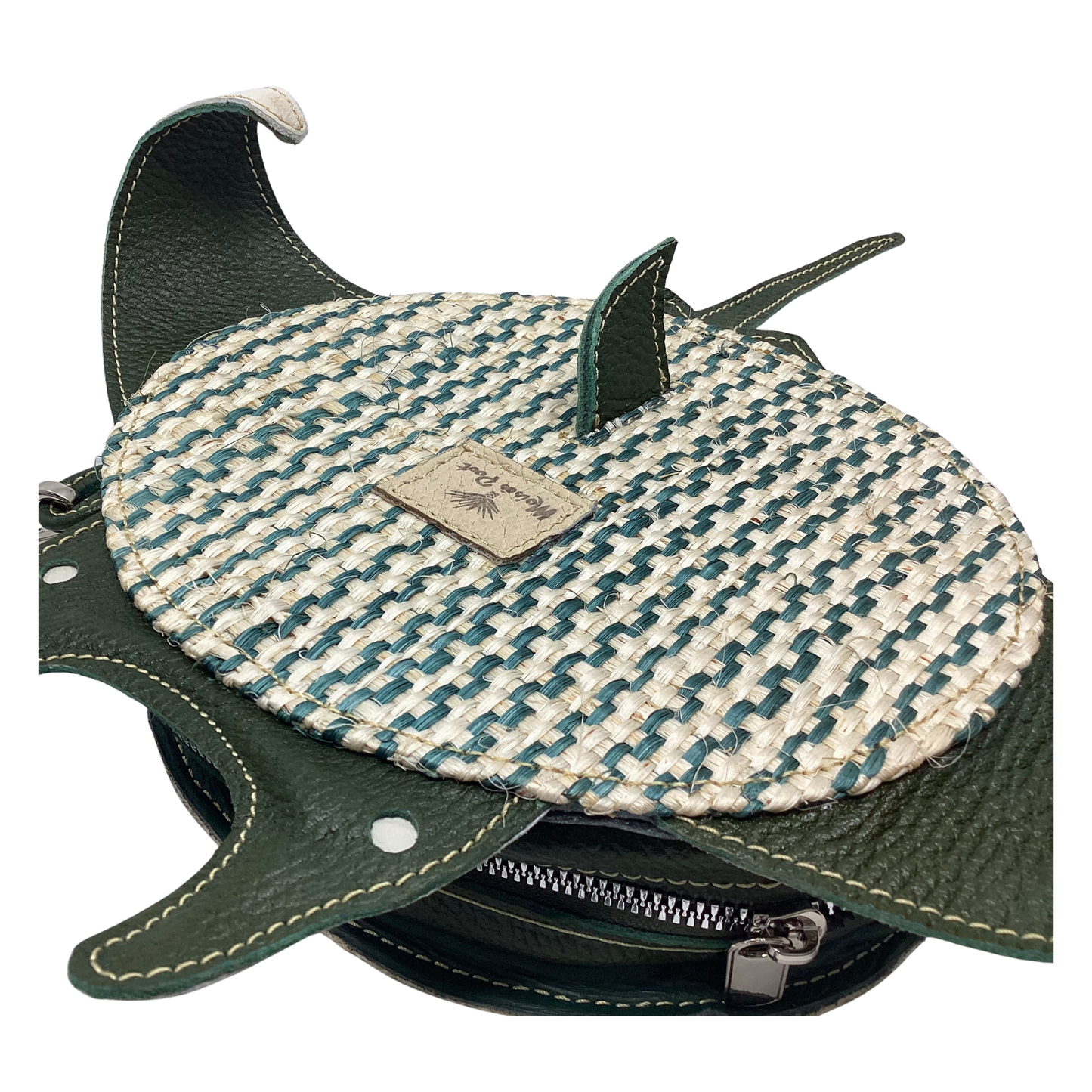 Bolso Mantarraya Cebra Verde