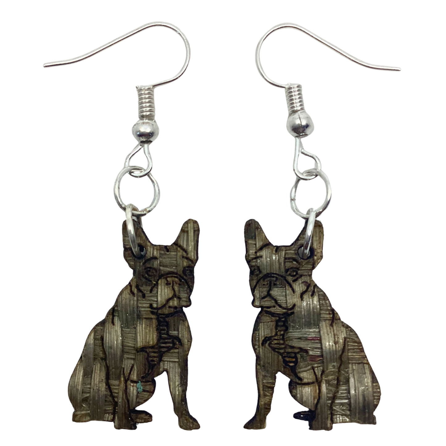 Aretes Bull Dog F gris