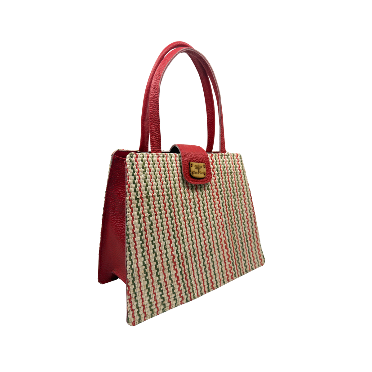 Bolso Giovanna Cebra Rojo y Verde
