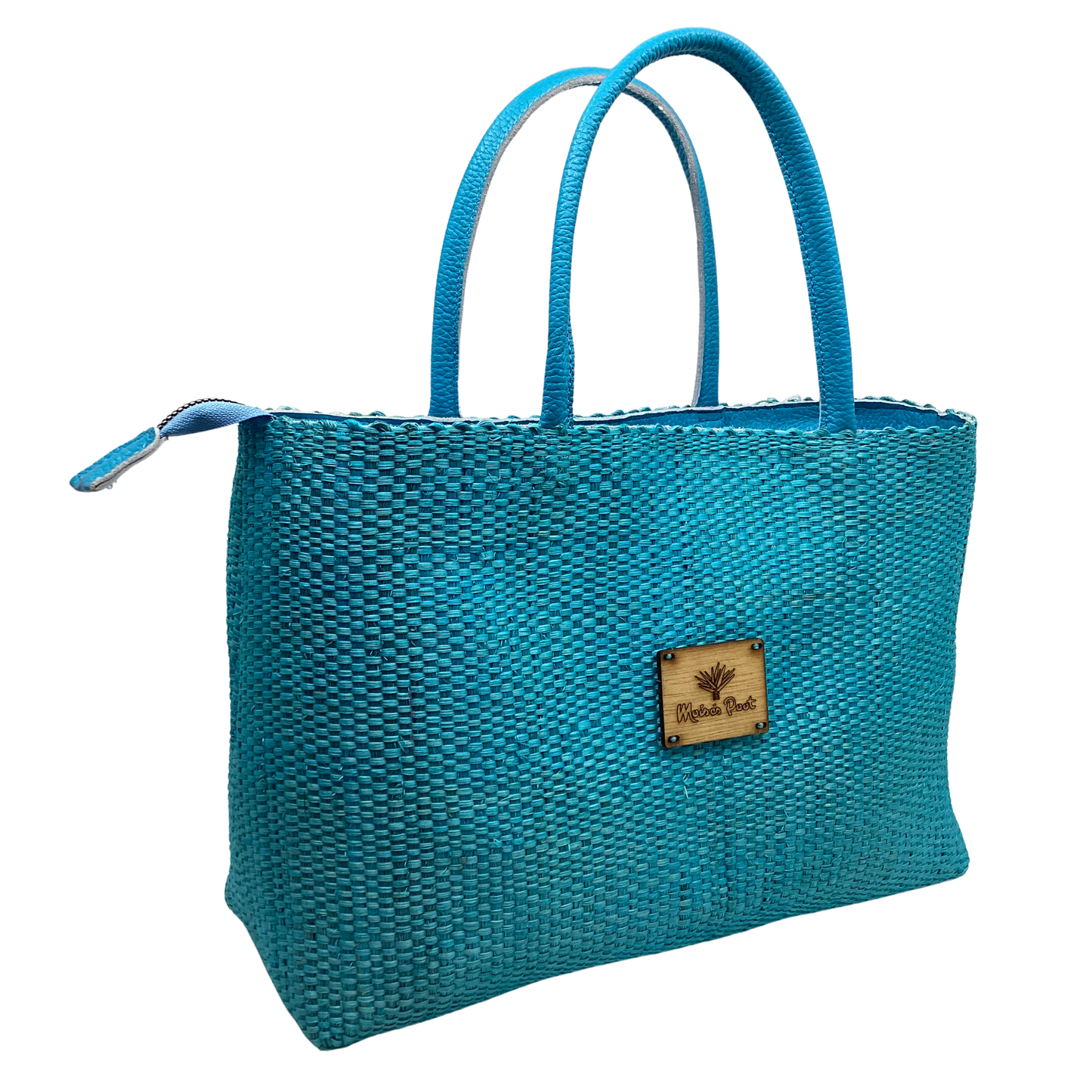 Bolso Zazil Turquesa asas piel turquesa