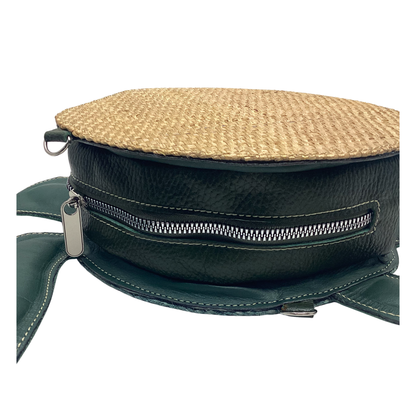 Bolso Tortuga verde forro en piel (2)
