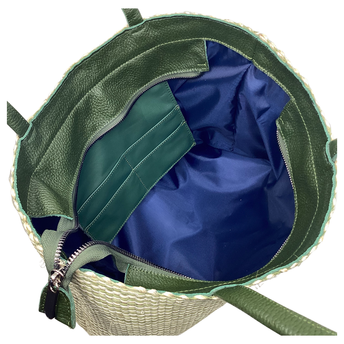 Bolso Lol Be Cebra verde asas piel verde