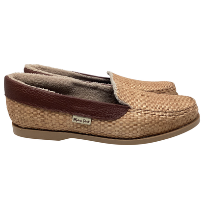 Zapatos Izamal Canela vivos en piel