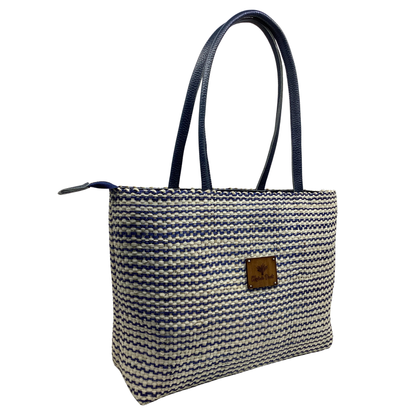 Bolso Lol Be Cebra Azul asas piel azul