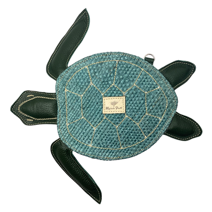 Bolso Tortuga verde forro en piel (2)