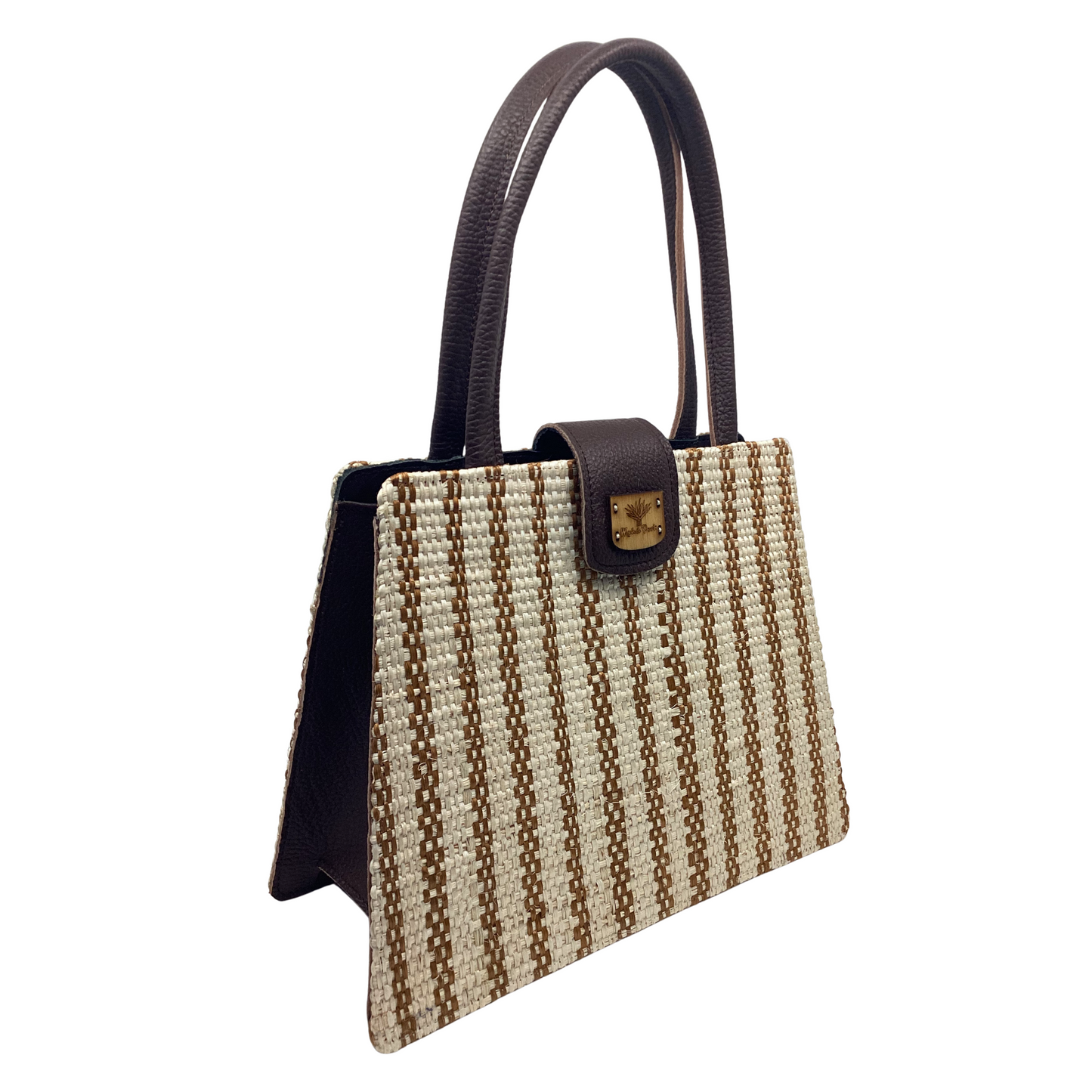 Bolso Giovanna Cebra Café claro forro piel café