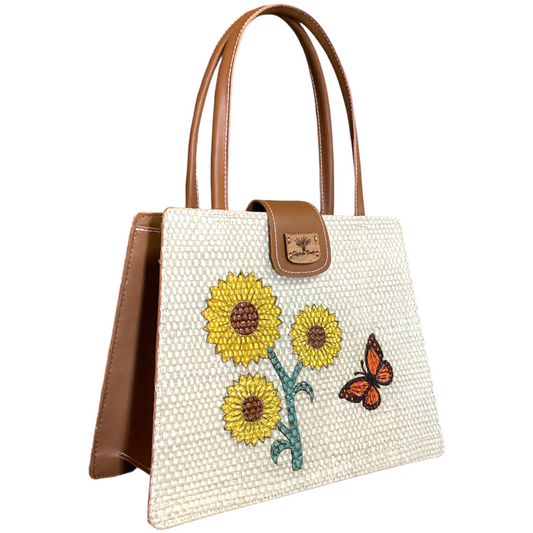 Giovanna Girasoles y Mariposa Forro caoba