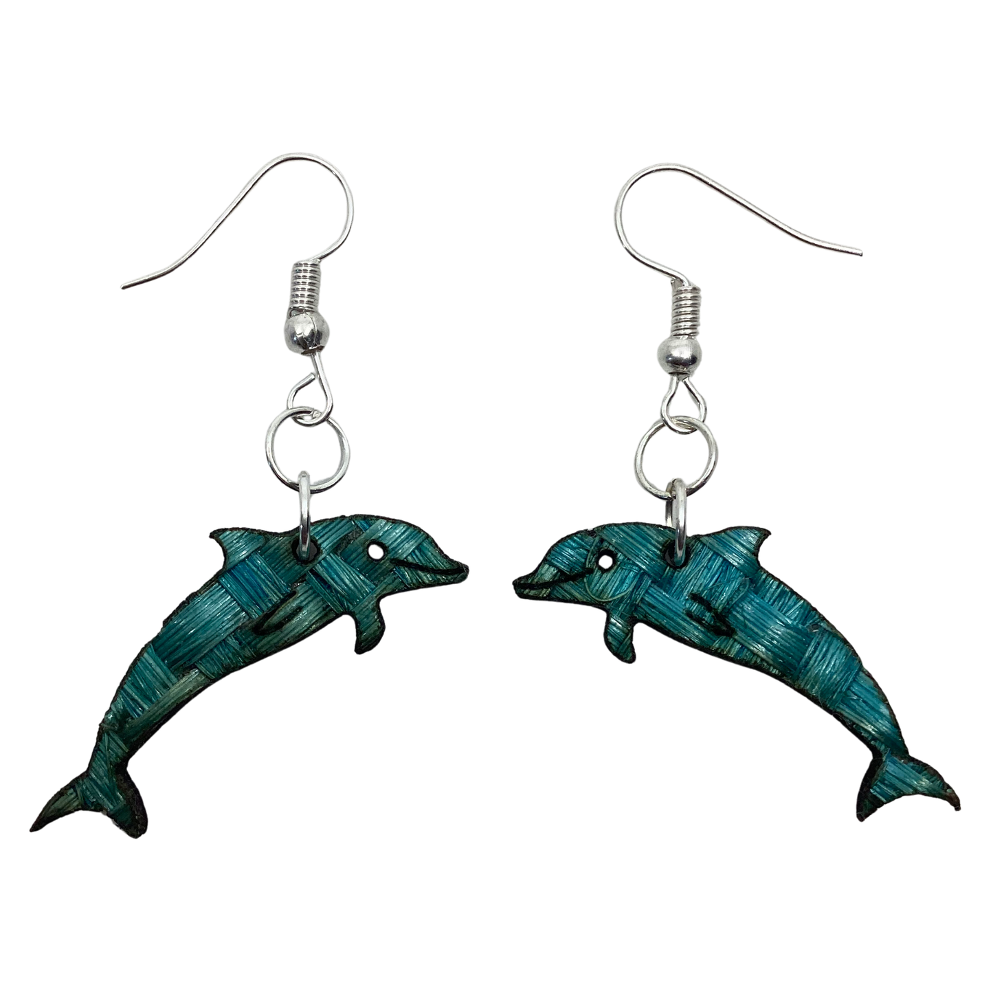 Aretes delfin turquesa