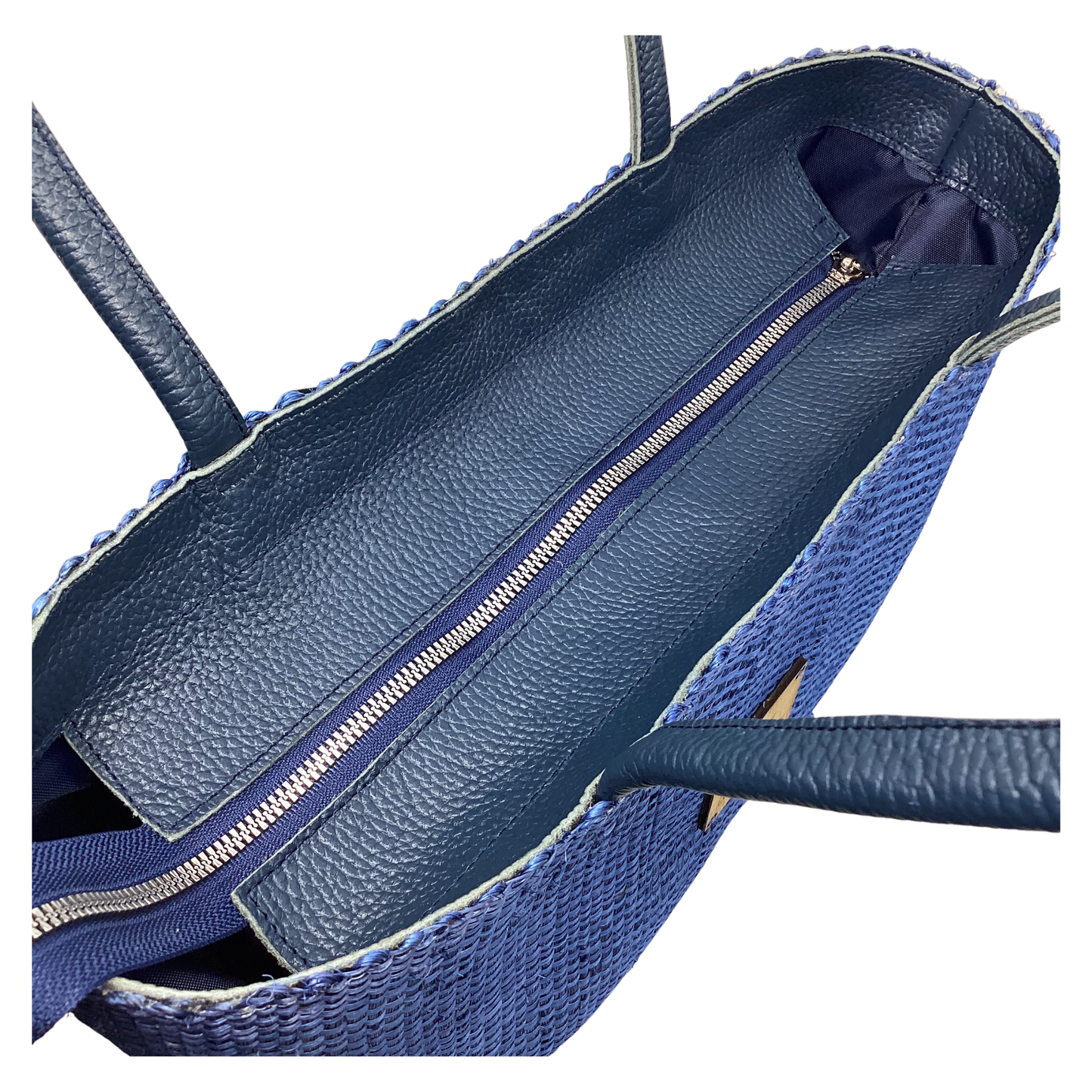 Bolso Lol-Be Azul asas piel marino
