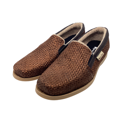Zapato Chaac Café  vivos en piel café