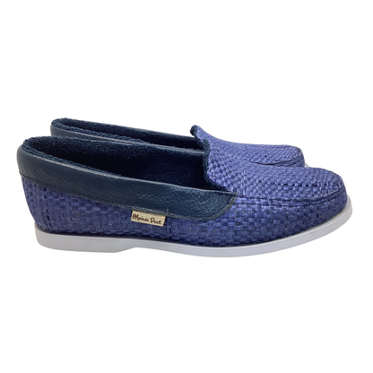Zapato Izamal Azul vivos en piel azul