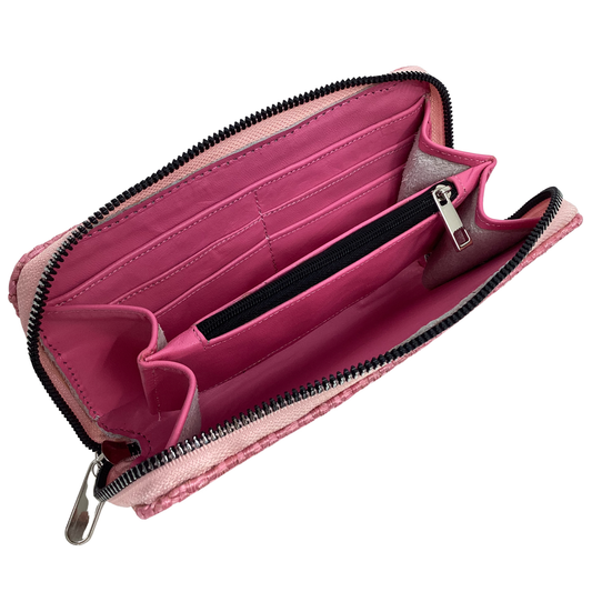 Cartera Coba Rosa forro en piel