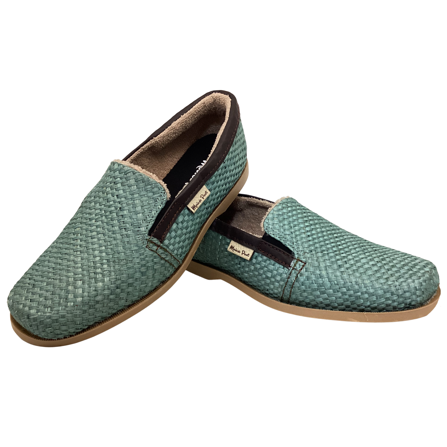 Zapatos Chaac Verde vivos en piel