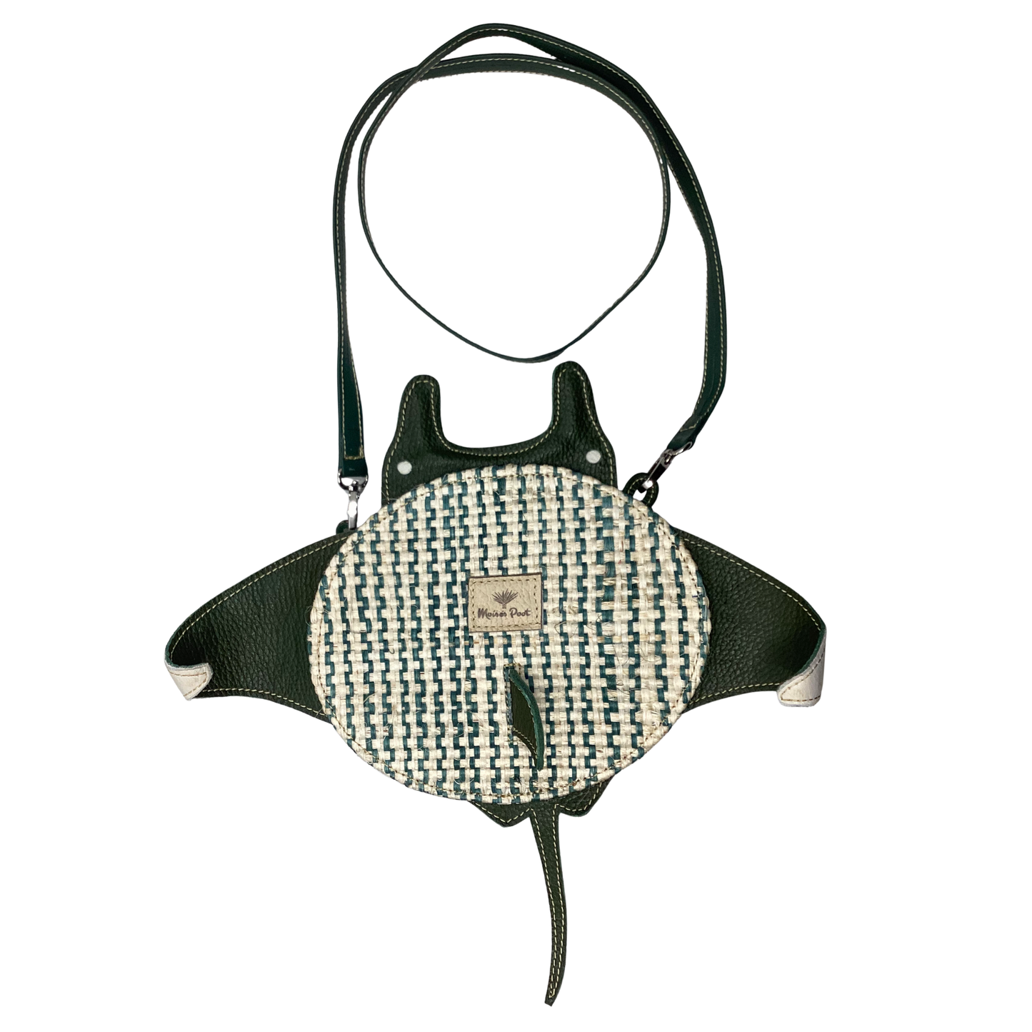 Bolso Mantarraya Cebra Verde