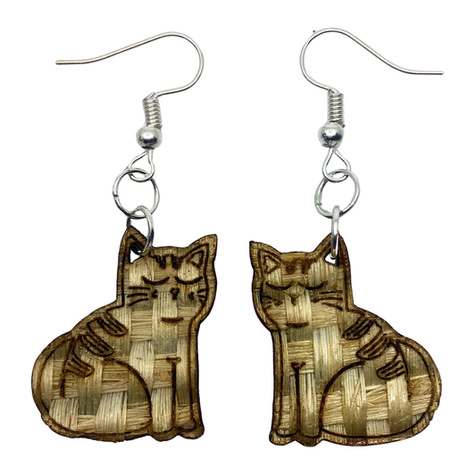 Aretes Gato Sentado