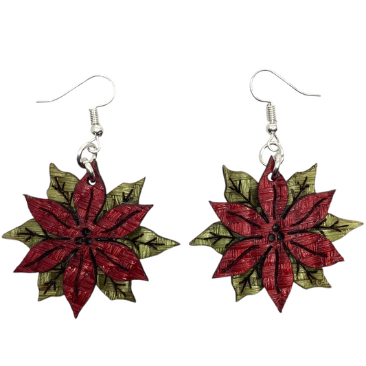 Aretes Flor de noche buena