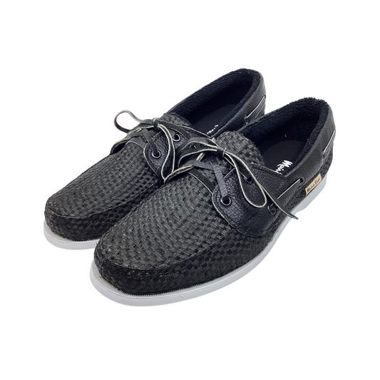 Zapatos Sisal  Negro vivos en piel negro