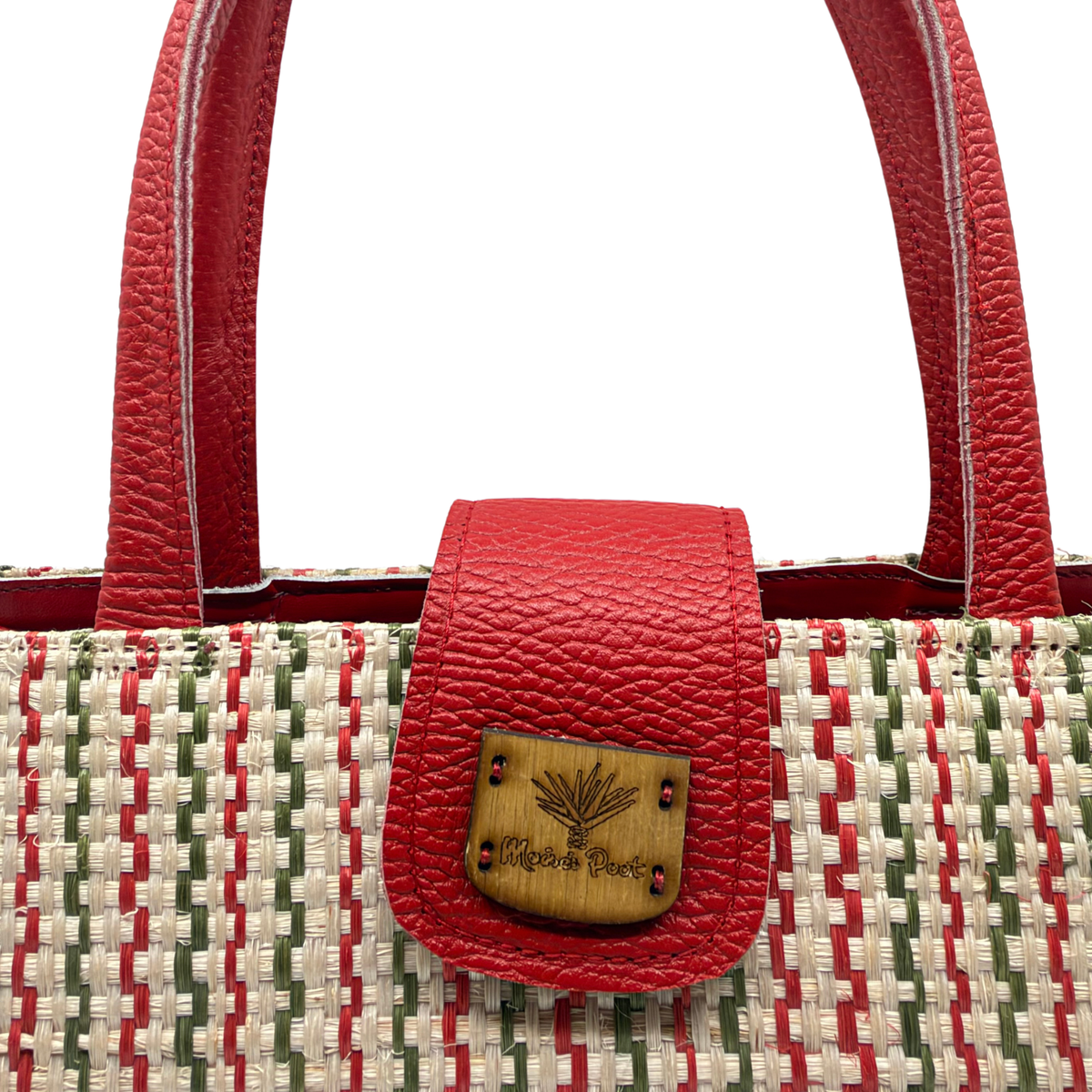 Bolso Giovanna Cebra Rojo y Verde