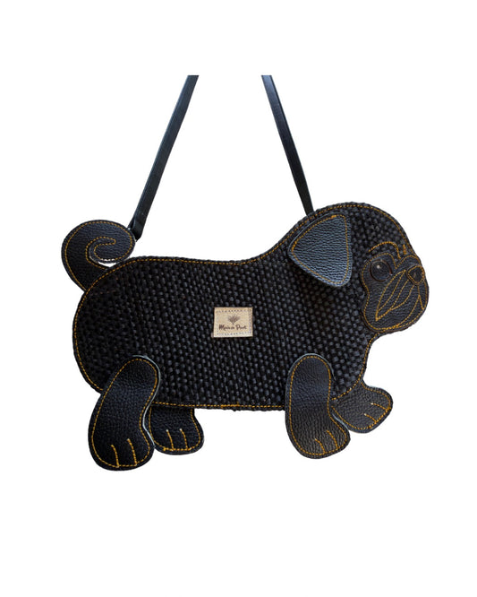 Bolso Perro Pug Negro