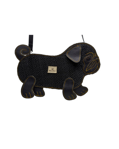 Bolso Perro Pug Negro