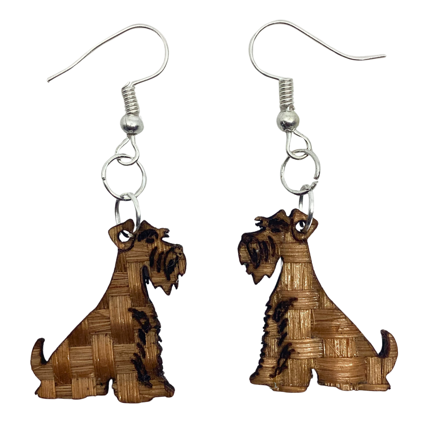aretes schnauzer  beige